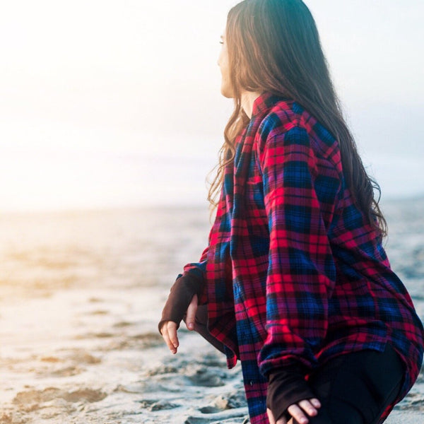 FIT Flannel - Navy/Red