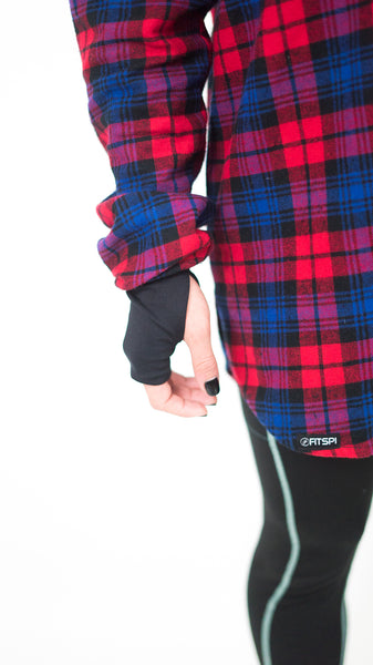 FIT Flannel - Navy/Red