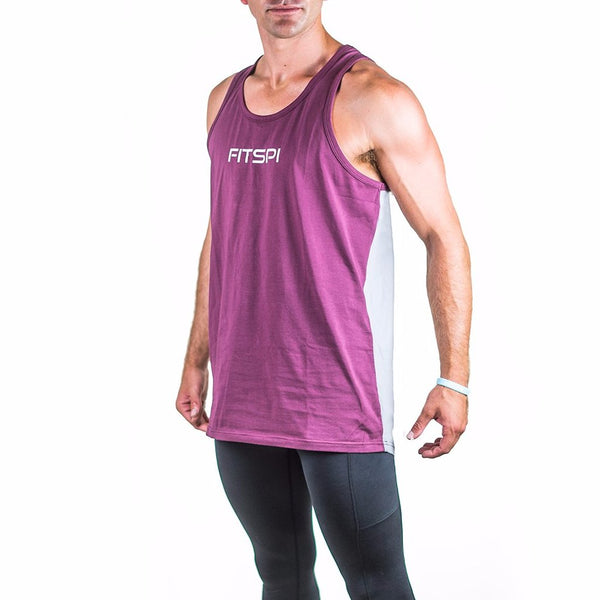 Toned Up Tank - Merlot/Slate